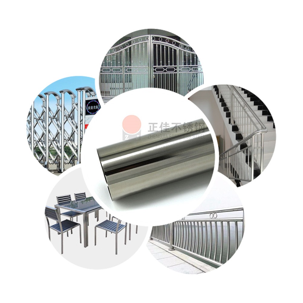 304不锈钢薄壁圆管装璜成效图