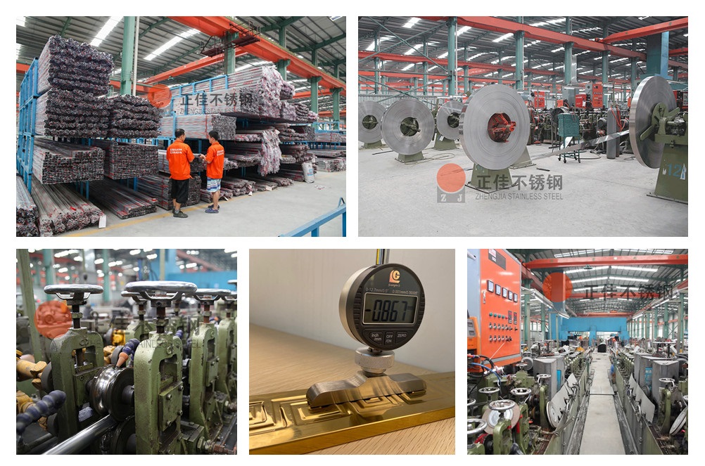 304不锈钢装璜圆管工厂实拍