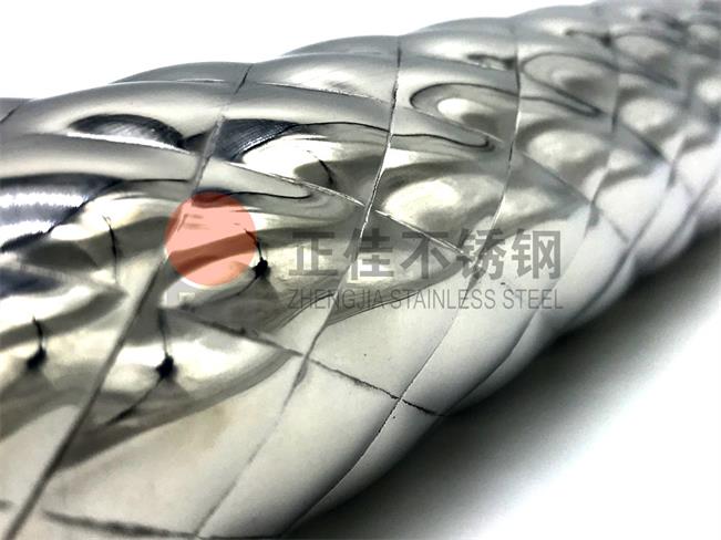 菱形斑纹不锈钢管斑纹齐全