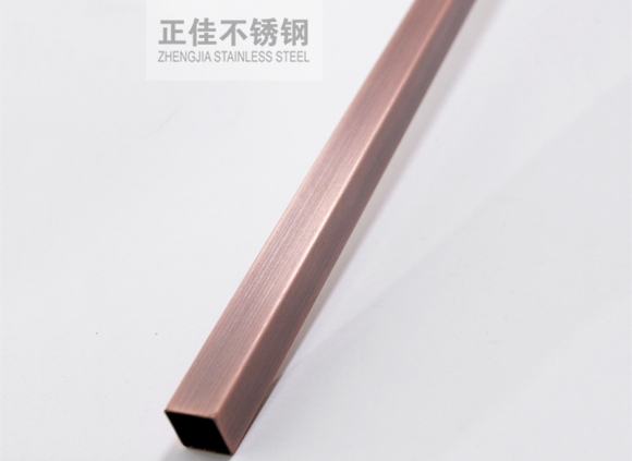 红古铜不锈钢装璜方管4