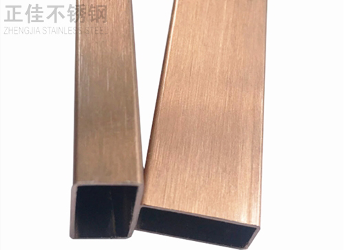 玫瑰金不锈钢装璜方管