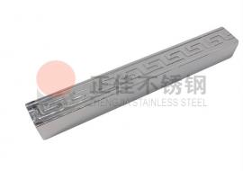 双面回形斑纹不锈钢管